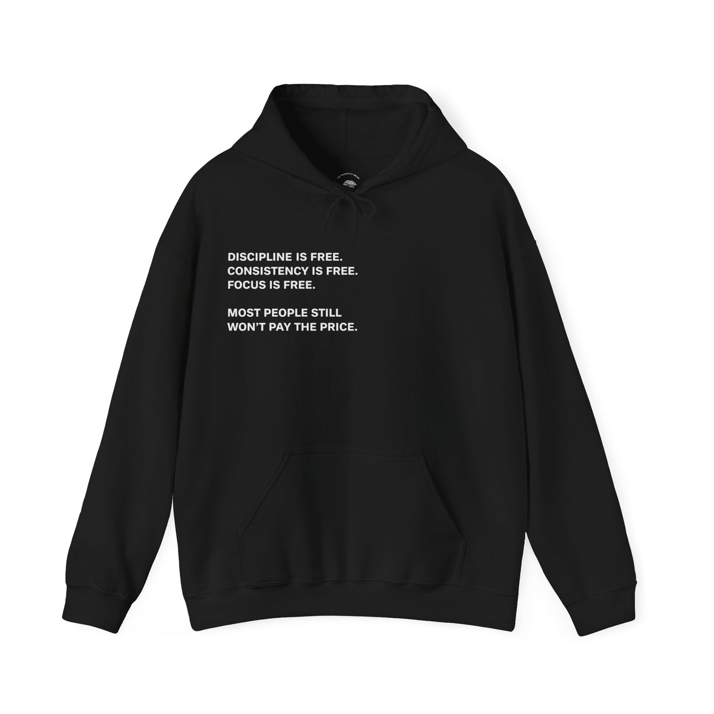 By Any Means Necessary Front & Back Graphic Hoodie – Dark Luxury Statement Hoodie