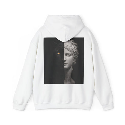 Black Panther Statue Back Graphic Hoodie – Dark Luxury Statement Hoodie